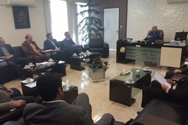 نشست اعضای هیات مدیره شعبه خراسان سندیکا با مدیرکل سازمان امور مالیاتی استان 