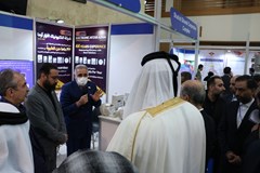 بازدید روسای کمیسیون مشترک همکاری ایران و قطر از غرفه اعضای سندیکا در نمایشگاه تولیدات داخلی