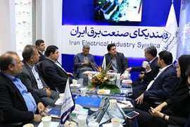 غرفه سندیکا در نوزدهمین نمایشگاه بین المللی صنعت برق ایران