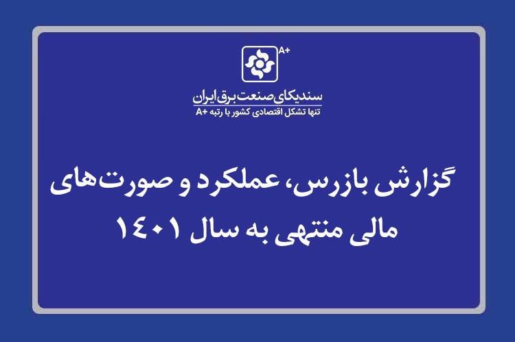 گزارش بازرس، عملکرد و صورت‌های مالی سال 1401 سندیکای صنعت برق ایران