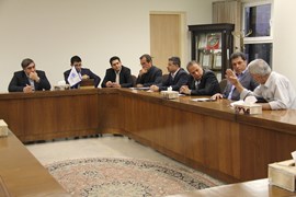 دیدار با مهندس کردی مدیر عامل توانیر در حاشیه ضیافت افطار سندیکا