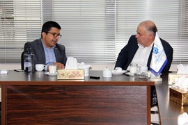 حضور مهندس حائری مشاور عالی وزیر نیرو در سندیکا