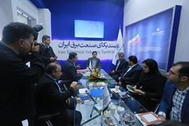 غرفه سندیکا در نوزدهمین نمایشگاه بین المللی صنعت برق ایران