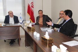 حضور مهندس حائری مشاور عالی وزیر نیرو در سندیکا