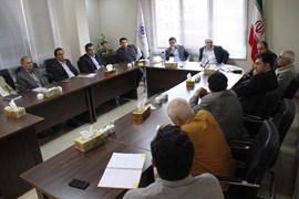 حضور مهندس حائری مشاور عالی وزیر نیرو در سندیکا