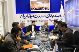 غرفه سندیکا در نوزدهمین نمایشگاه بین المللی صنعت برق ایران