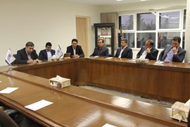 دیدار با مهندس کردی مدیر عامل توانیر در حاشیه ضیافت افطار سندیکا