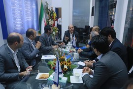 غرفه سندیکا در نوزدهمین نمایشگاه بین المللی صنعت برق ایران