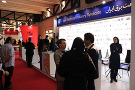 غرفه سندیکا در نوزدهمین نمایشگاه بین المللی صنعت برق ایران